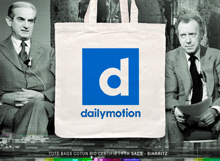 Sac Tote bag Dailymotion promotion media